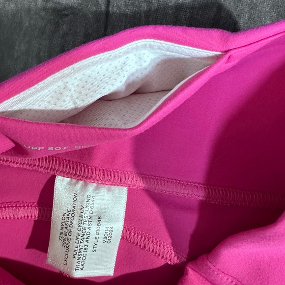 Coolibar Ananda Bike Shorts in Bright Pink NWT [C11] - Picture 4 of 10